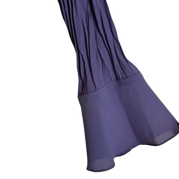 Oscar De La Renta Blouse Bell Sleeve Romantic Grunge Size 12 - Picture 6 of 9